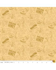 Bees Life: Bees Life Honeycomb Tonal Honey -- Riley Blake c10102 honey