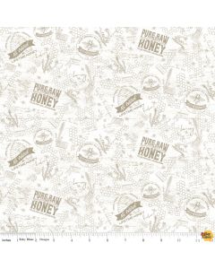Bees Life: Bees Life Honeycomb Tonal Parchment -- Riley Blake c10102 parchment