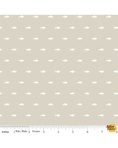 Riptide: Shark Shadow Taupe - Riley Blake C10306-TAUPE