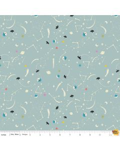 Tiny Treaters: Milky Way Gray -- Riley Blake Designs c10485 gray