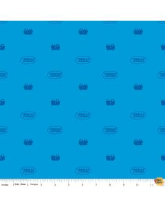 All Aboard with Thomas & Friends Silhouette Blue -- Riley Blake Fabrics c11005-blue - 2 yards 35" remaining