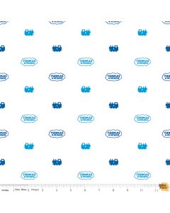 All Aboard with Thomas & Friends Silhouette White -- Riley Blake Fabrics c11005-white - 2 yards 6" remaining