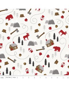 Into the Woods: Main Off White -- Riley Blake Designs c11390-offwhite
