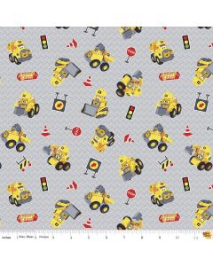 CAT® Junior Crew™: Toys Gray -- Riley Blake Designs c11472-gray