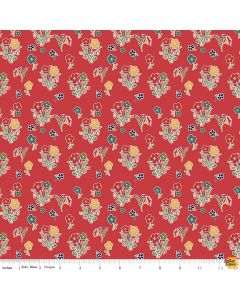 Love You S'more: Floral Red -- Riley Blake Designs c12144-red