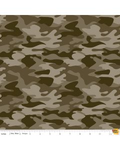 Big Game: Brown Big Game Camo -- Riley Blake Designs 12972 brown