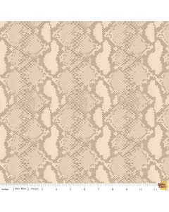 Animal Kingdom: Snake Skin Tan -- Riley Blake c694 tan