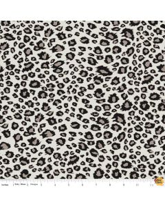 Animal Kingdom: Leopard Gray Animal Skin -- Riley Blake c695 gray