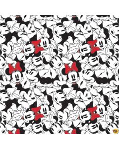 Dreaming in Dots: Disney Minnie Mouse Tossed White -- Camelot Cottons 85271010-1