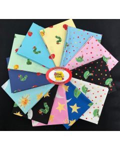 Eric Carle: The Very Hungry Caterpillar Snack Time: FQ Bundle (12 FQ's) - Andover Fabric SnacktimeFQ