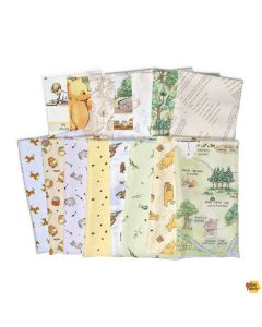 Classic Winnie: Pooh FQ Bundle (13 Fat Quarters + 1 Yard Panel) -- Studio E Fabrics poohfq 