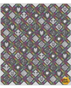 Graywork by Tula Pink: Graywork Crossroads Quilt Kit -- FreeSpirit Fabrics grayworkcrossroads 
