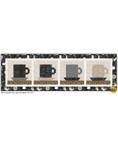 Deja Brew: Coffee Time Table Runner Kit -- P&B Textiles dejabrewtable - 1 remaining