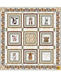 Little Seedlings Farm: Down on the Farm Quilt Kit - Blank Quilting LittleDown