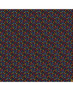 ABC 123: Small Numbers Multi Black -- Northcott Fabrics 24952-99