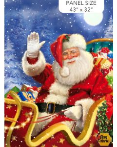 Jolly Old St. Nick: Santa Panel (1 yard) -- Northcott Fabrics dp25363-44