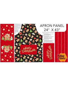 Sugar Coated: Child Apron and Gift Bag Panel (2/3 yard panel) - Northcott Fabrics dp27138-24 