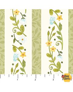Woodland Babes: Floral Border - Northcott Fabrics dp27173-11 