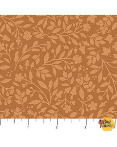 Woodland Babes: Tonal Leaves Rust - Northcott Fabrics dp27174-34