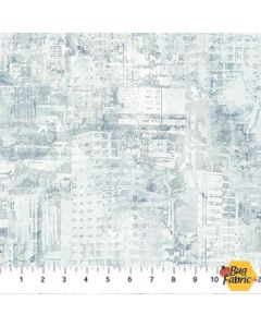 City Harbor: Aerial View Pale Blue  - Northcott Fabrics dp27578-41