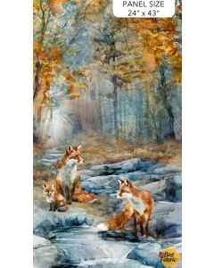 Fox Den: Fox Panel (2/3 yard) - Northcott Fabrics dp28330-44