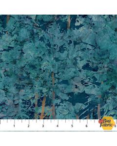 Fox Den: Trees Dark Blue - Northcott Fabrics dp28335-46