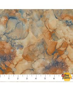Fox Den: Marbled Rust - Northcott Fabrics dp28338-36