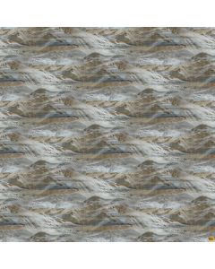 Running Free: Mountains Dark Blue Multi -- Northcott Fabrics dp28590-44 