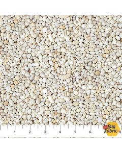 Running Free: Pebbles 1 Cream -- Northcott Fabrics dp28591-11