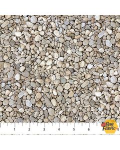 Running Free: Pebbles 2 Gray -- Northcott Fabrics dp28592-92 