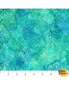 Coral Reef: Bubbles Turquoise - Northcott Fabric dp28880-66