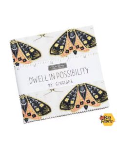 Dwell in Possibility: Charm pack (42 5" squares) -- Moda Fabrics 48310pp - 1 remaining