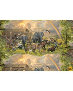 Abraham Hunter Noah's Ark: Noah's Ark Scenic -- Elizabeth's Studio 9602 multi