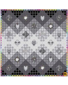 Graywork by Tula Pink: Fade to Gray Quilt Kit -- FreeSpirit Fabrics kit2qttp.fade