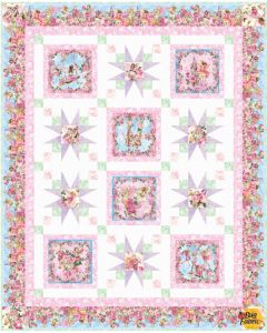 Flower Fairies Spring Song: Faerie Play Quilt Kit - Michael Miller Fabrics faerieplay - 1 remaining