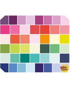 Designer Essential Solids: Tula Pink Solids 10" Squares (44 - 10" squares) - FreeSpirit Fabrics fb610de.tpsolids
