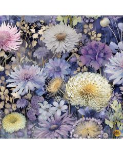 Mystic Meadow: Blooming Wild Floral - Timeless Treasures fleur-cd4211 bloom