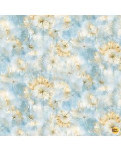 Mystic Meadow: Day Light Dandelion Sky - Timeless Treasures fleur-cd4217 sky