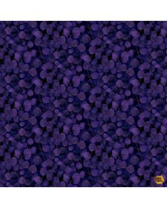 Mystic Meadow: Packed Leaves Violet - Timeless Treasures fleur-cd4218 violet