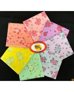 True Colors 2025 by Tula Pink: Ditz FQ Bundle (7 FQ's) - FreeSpirit Fabrics Ditzbundle7
