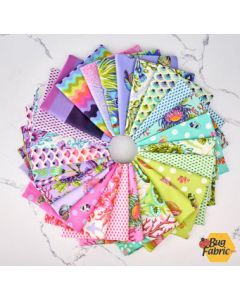 Floral Reef by Tula Pink:  Fat Quarter Bundle (25 Fat Quarters) -- FreeSpirit Fabrics FRFQBUG 