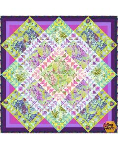 Floral Reef by Tula Pink: Coastal Currents Quilt Kit -- FreeSpirit Fabrics FRCoastalCurrent