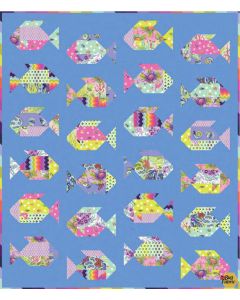 Floral Reef by Tula Pink: Fish Quilt Kit - FreeSpirit Fabrics FRFishQuilt 