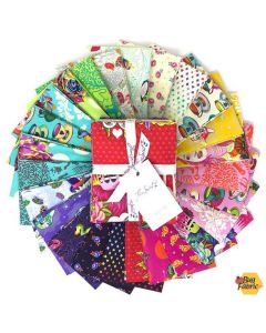 Curiouser & Curiouser by Tula Pink: Curiouser Fat Quarter Bundle (25 Fat Quarters) -- Free Spirit Fabrics -- Free-fb2fqtp.curiouser