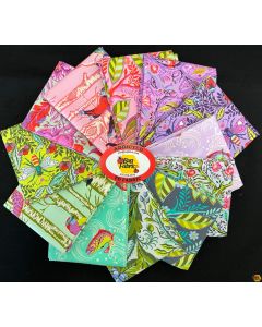 Full Moon Forest II by Tula Pink: Full Collection 1 yard (12 one yard cuts) - FreeSpirit Fabrics fullmoon1yard 