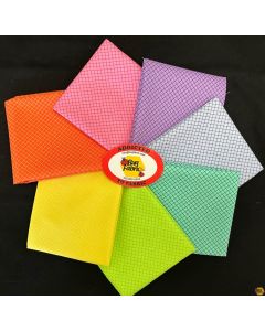 True Colors 2025 by Tula Pink: On The Grid FQ Bundle (7 FQ's) - FreeSpirit Fabrics Gridbundle7 