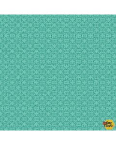 Modern Melody Basics: Teal -- Henry Glass Fabrics 1063-61 Teal - 1 yard 6" remaining