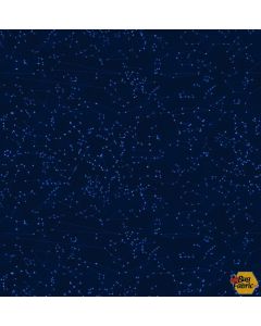 Signs From Above: Constellation Map Stars -- Henry Glass Fabrics 9592-77 navy
