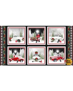 The Tradition II: Truck Block Panel (2/3 yard) -- Henry Glass Fabrics 9723-88