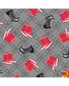 The Tradition II: Snow Boot Toss -- Henry Glass Fabrics 9729-90
